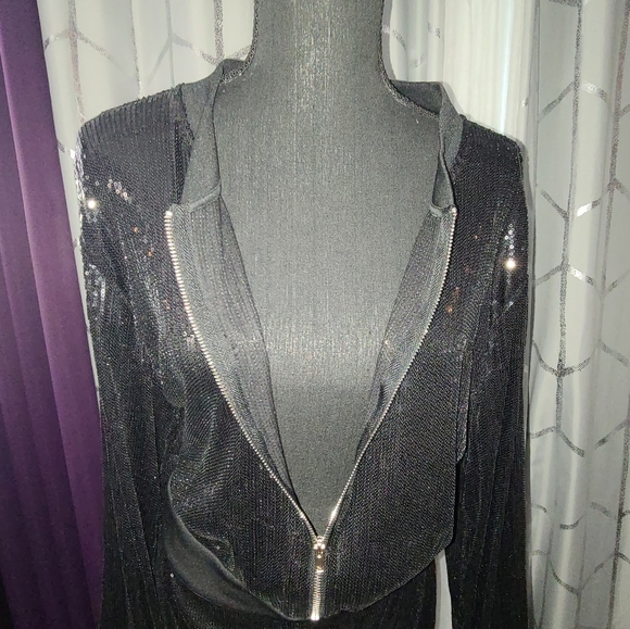 Sequin jumpsuit - Picture 6 of 11